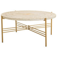 TISCH aus Metall und Holz, weiß, 80x36cm - Weiß, Holz (80/80/36cm) - Wanderlust