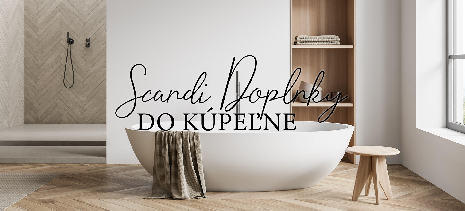 samostatne stojaca vaňa, kúpeľňa v škandinávskom šýle