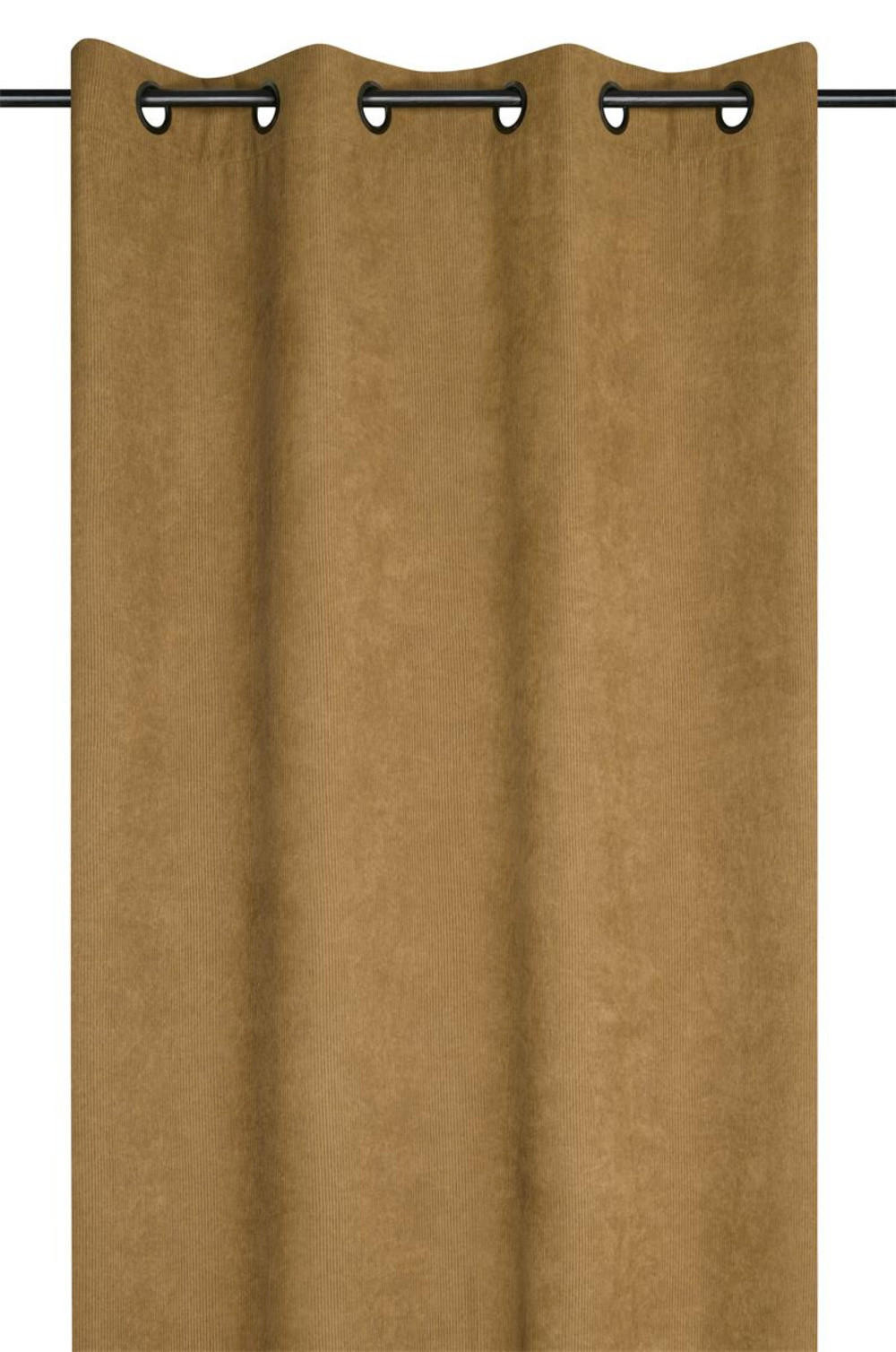 VORHANG Samt Dandy 140/260 cm - Gelb, Textil (140/260cm)
