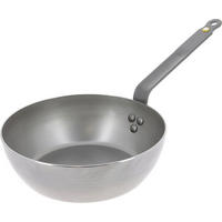 KASSEROLLE Bratpfanne Mineral B - ø 28 cm / 4 Liter - ohne Antihaftbeschichtung - Silberfarben, Metall (28cm) - De Buyer