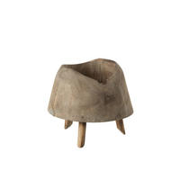 BLUMENTOPF LEGS - Holz - Natürliche - Ø 17 cm - Naturfarben, Holz (17/16.5cm) - J-Line
