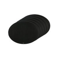 TISCHSET - 6er-Set - Recycelter Filz in Schwarz - Schwarz, Textil (33/45cm) - Björn