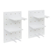 STENSKI PANEL Bel kompletni set - bela, les (40/60/1cm) - MCW