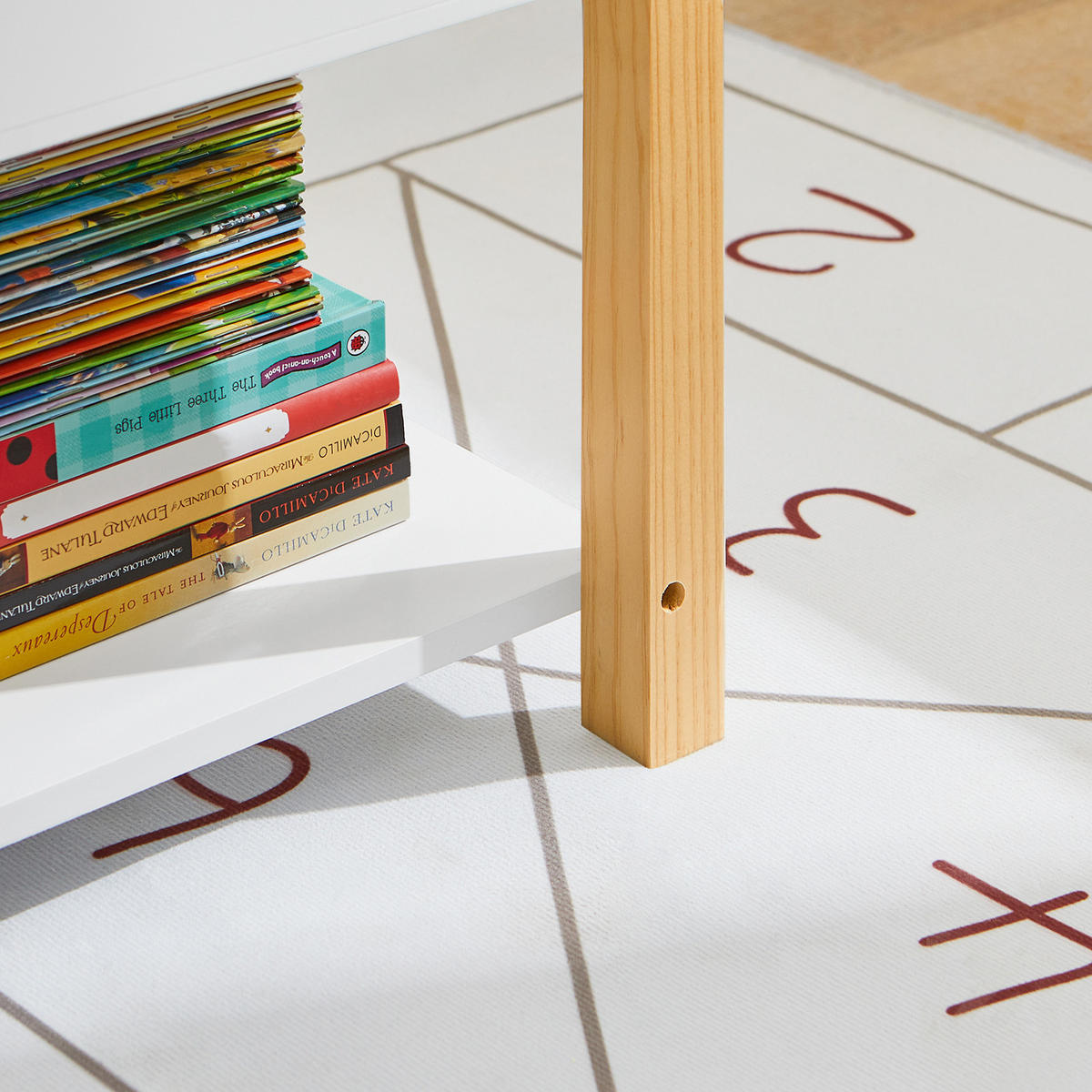 KINDERREGAL Weiß - Weiß, Holz/Holzwerkstoff (85/45/42cm) - SoBuy