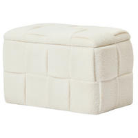 SITZBANK Wolle Weiß - Weiß, Textil (64/38/36cm) - Nordlys