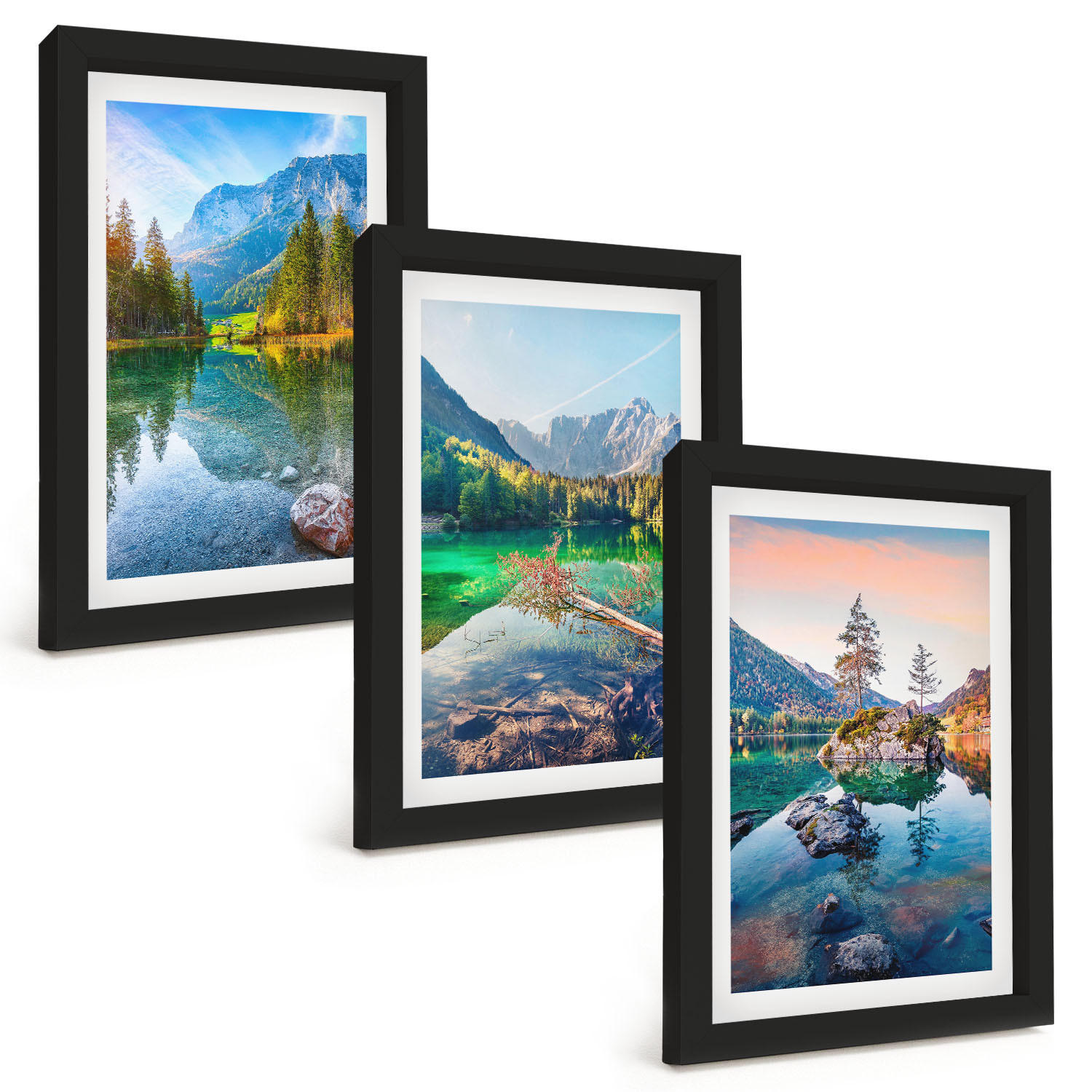 Tulup Bilder Schwarz 20x30 cm