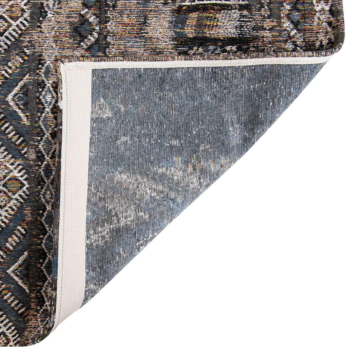 TEPPICH Flachgewebe BLACK FEZ Grau 240x340 cm - Grau, Textil (240/340cm) - Novatrend