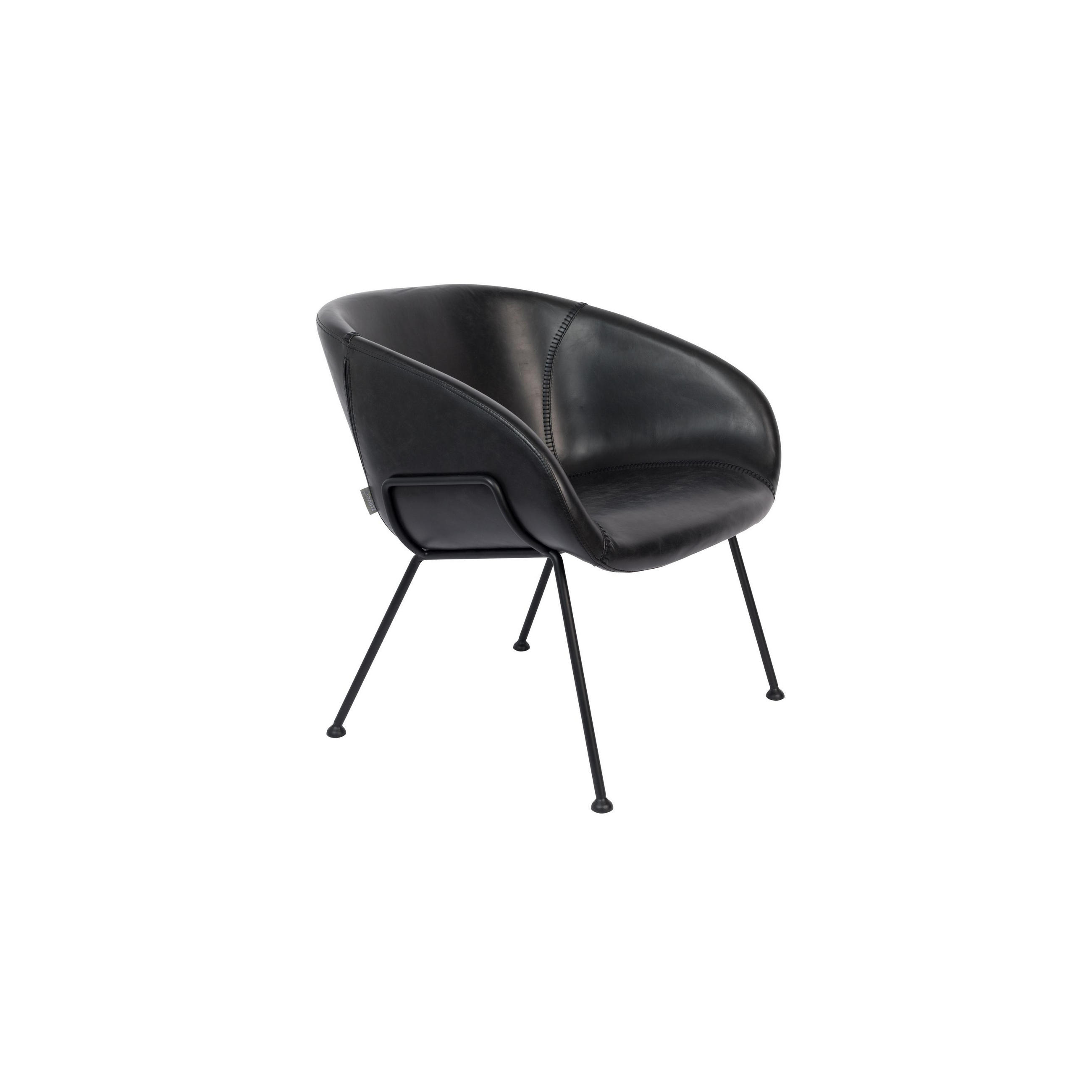 SESSEL Feston Schwarz - Schwarz, Kunststoff (70.5/72/65.5cm) - Zuiver