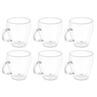 TASSEN Doppelwandig 270 ml 6er-Set - Transparent, Glas (270L) - Vivalto