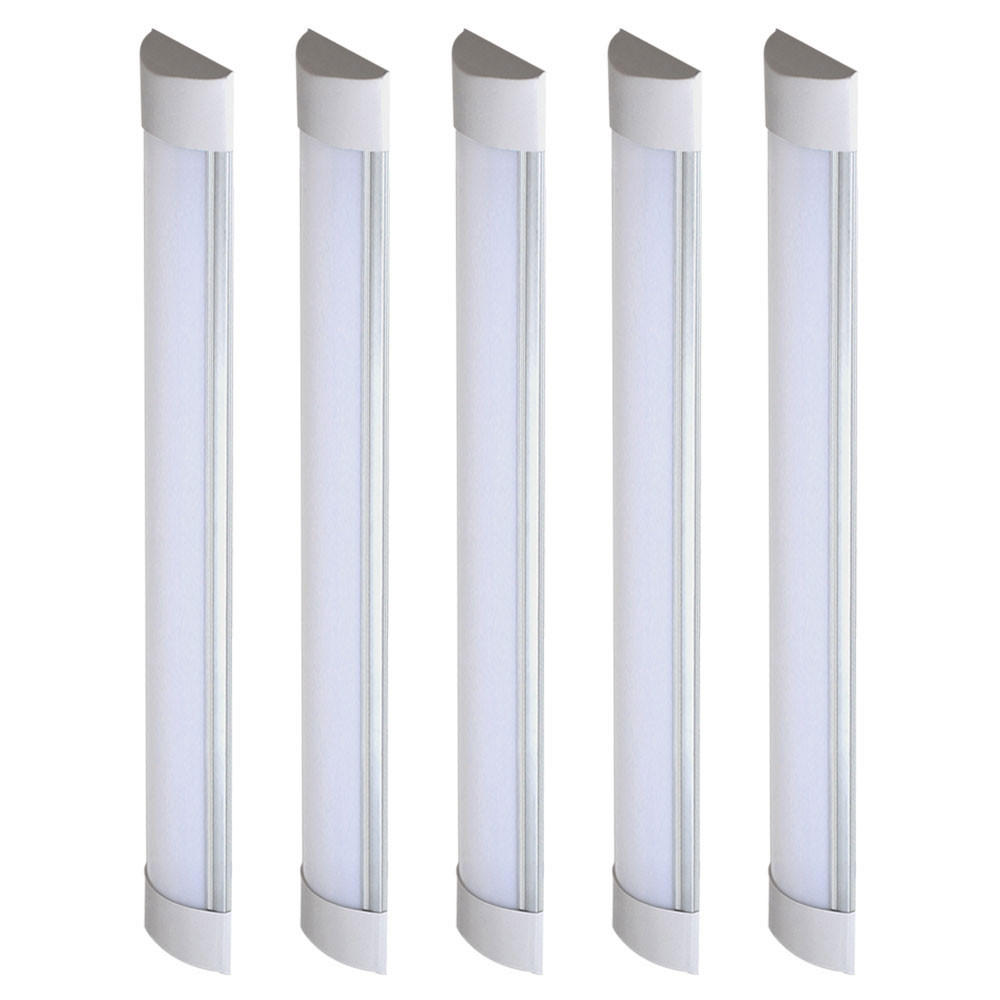 LED UNTERBAULEUCHTE Weiß 4000 Kelvin 5er Set - Weiß, Kunststoff (120/41/2.44cm)