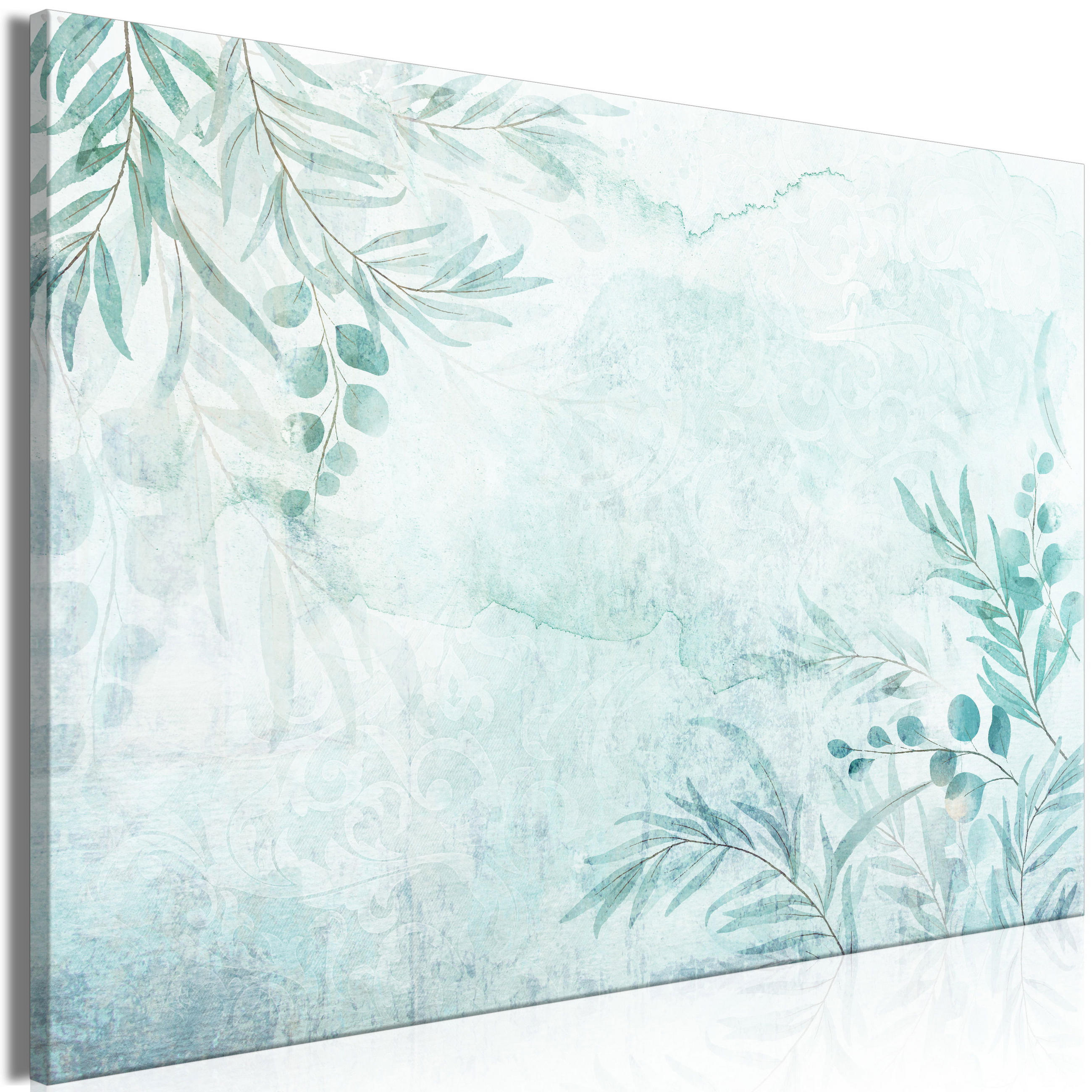 KUNSTDRUCK Grün 90/60 cm - Grün, Textil (90/60cm) - KUNSTLOFT