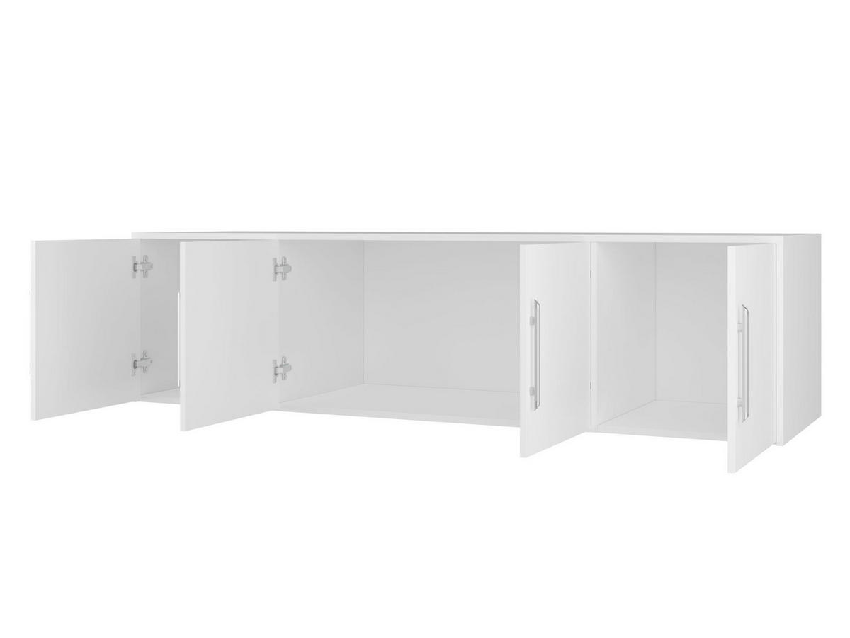 KLEIDERSCHRANK Bali D4 + Schrankaufsatz - Silberfarben/Sonoma Eiche, Holzwerkstoff (196/245/58cm) - MIRJAN24