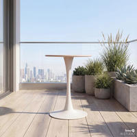 GARTENTISCH - Stahl - Beige, Metall (60/60/75cm) - home24