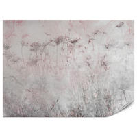 FOTOTAPETE für Schlafzimmer Blumen Wiese Gras Zarte Landschaft 400x280 - Violett/Rosa, Papier (400/280cm) - Muralo