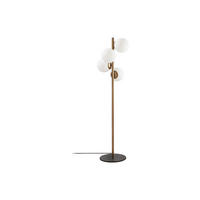 STEHLAMPE - 32 cm x 32 cm - metall - goldfarben Faze - Goldfarben, Metall (32/32/130cm) - Vente-Unique