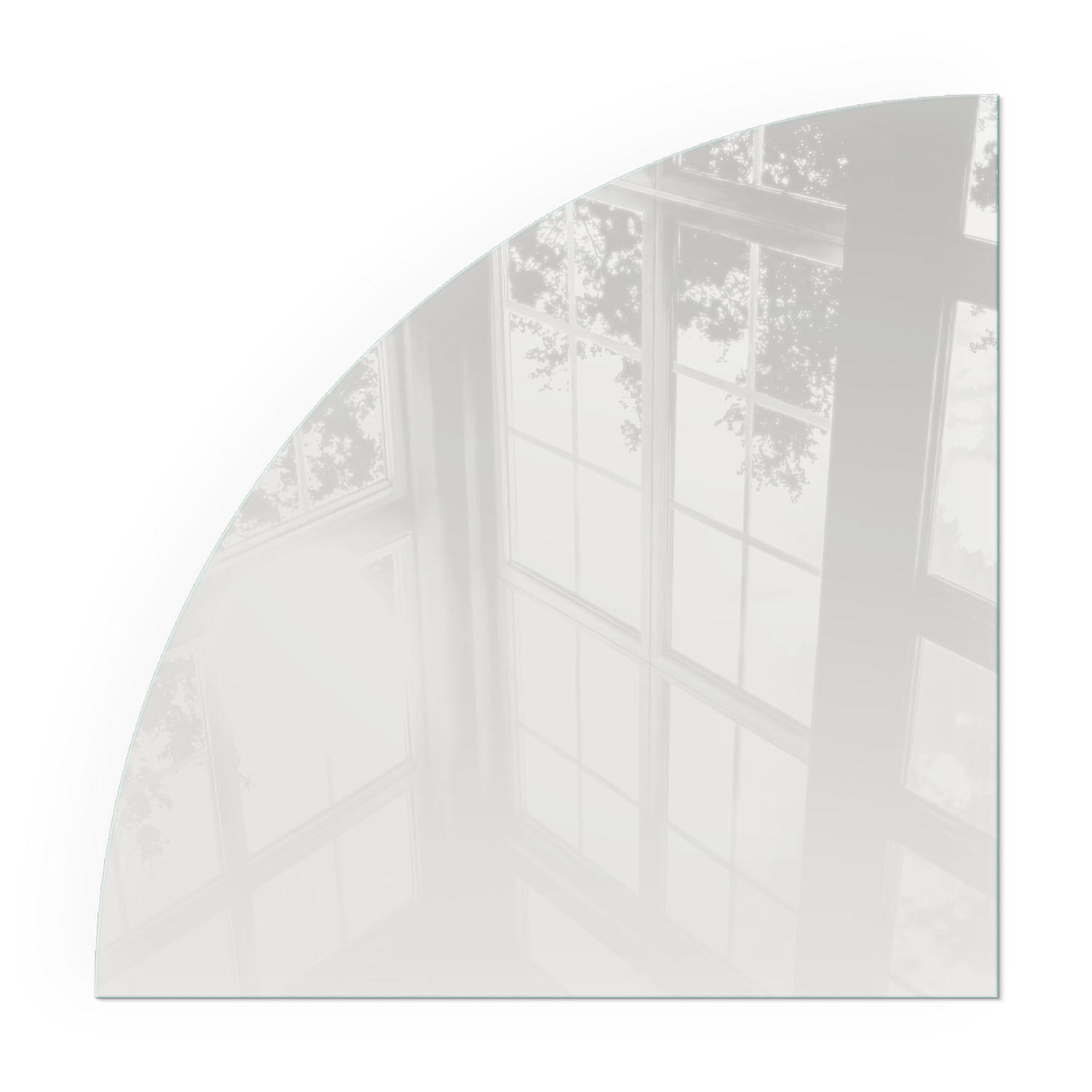 GLASPLATTE für Kamin 100x100 cm - Grau, Glas (100/100/0.4cm) - TULUP