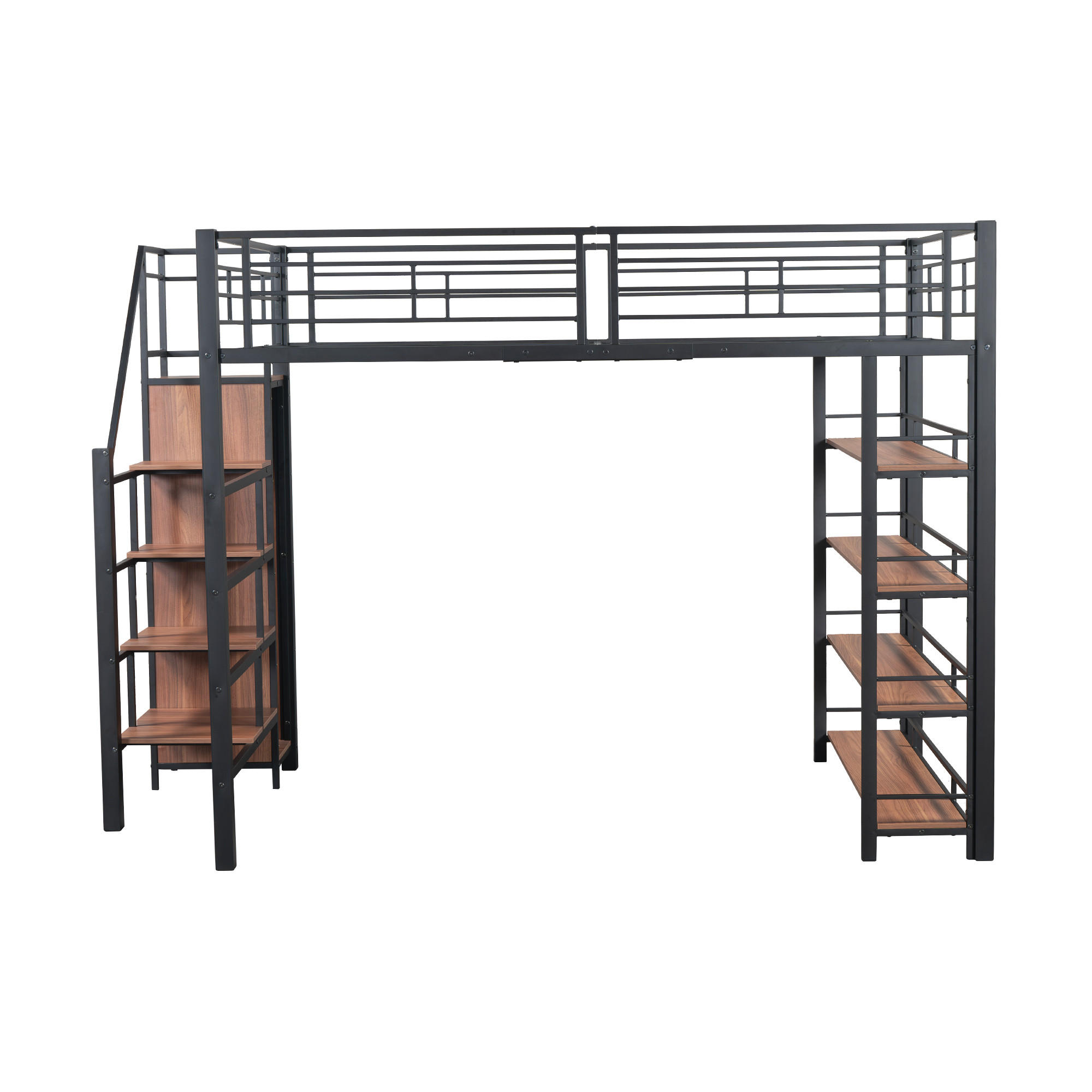 HOCHBETT 140/200 cm Schwarz - Schwarz, Metall - Raumix