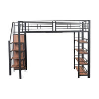 HOCHBETT 140/200 cm Schwarz - Schwarz, Metall - Raumix