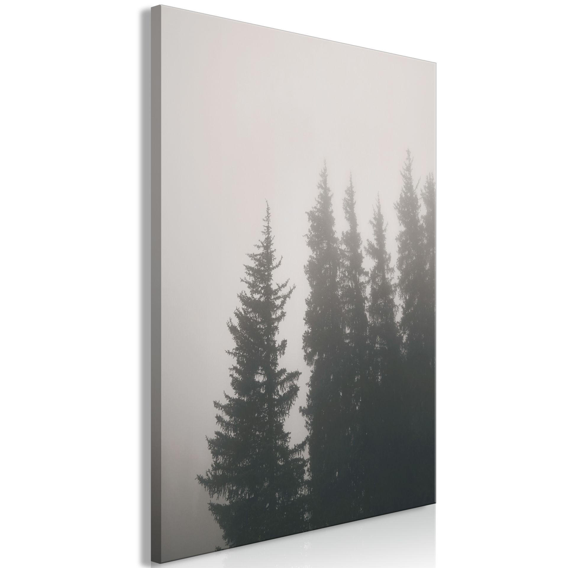 KUNSTDRUCK Grau 80/120 cm - Grau/Grün, Textil (80/120cm) - KUNSTLOFT