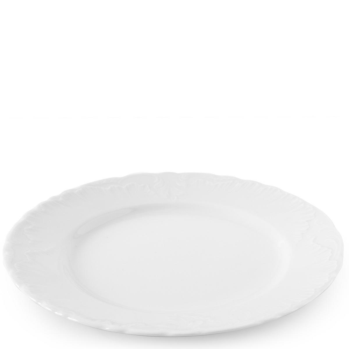 TAFELSERVICE Cmielow Rococo 18-tlg - Weiß, Keramik (25/2/25cm) - KONSIMO®
