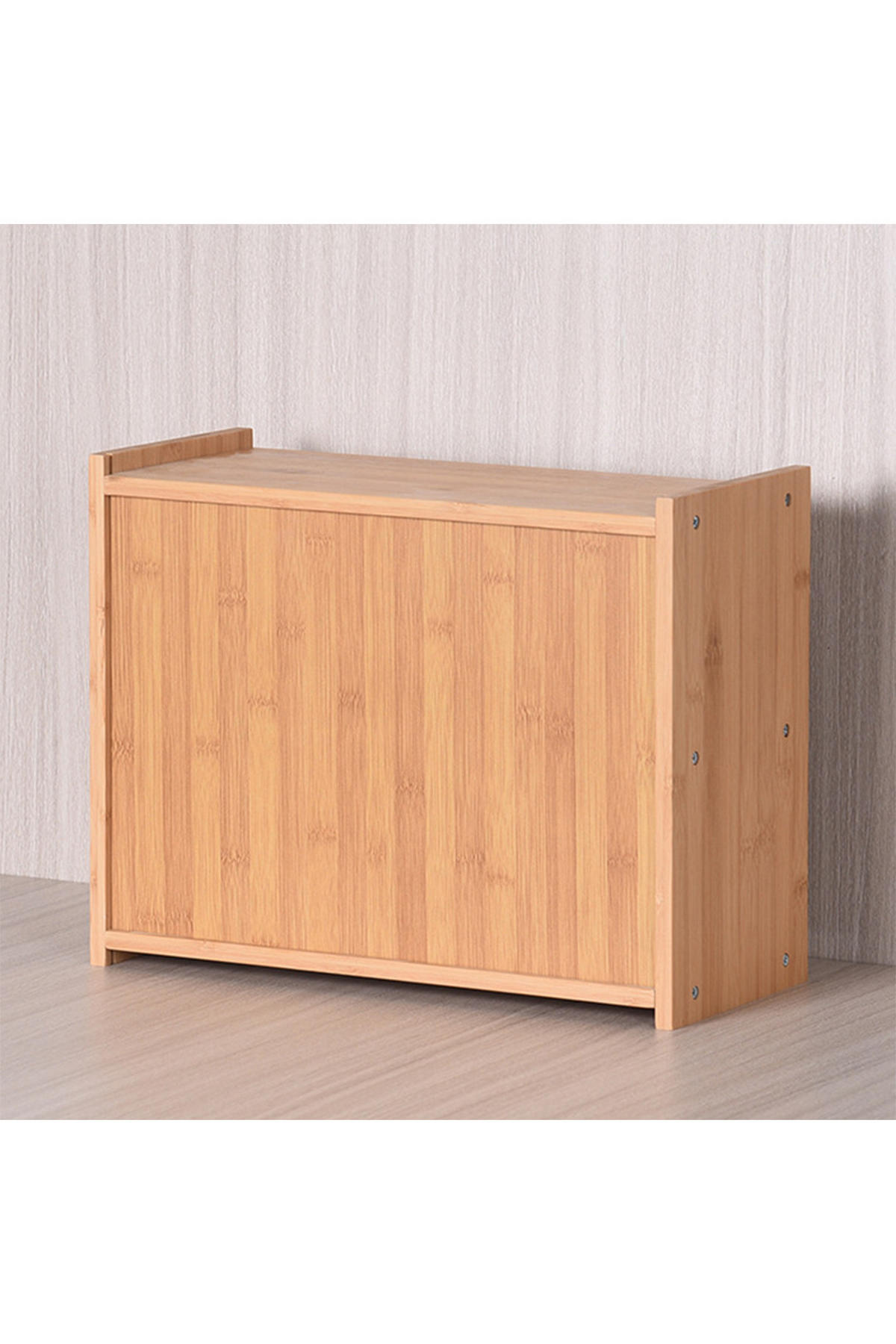 BROTKASTEN aus Bambus in Natur Farbe mit zwei Fächern Rechteckig Umweltfreundlich & ungiftig 40 x 17 x 31 cm - Naturfarben, Naturmaterialien (40/31/17cm) - Livingandhome