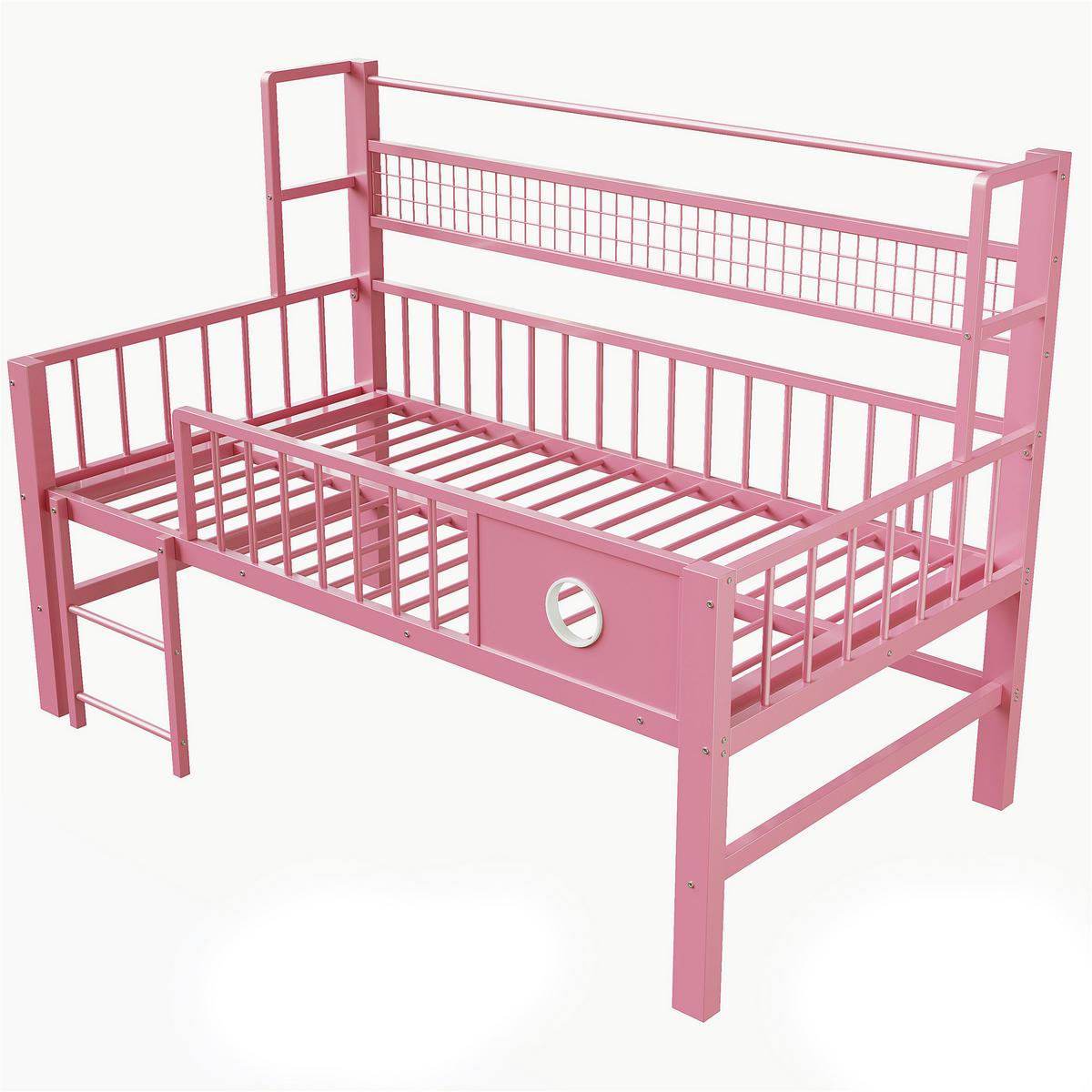 HOCHBETT Metall 90/200 cm Rosa - Pink, Metall - Raumix