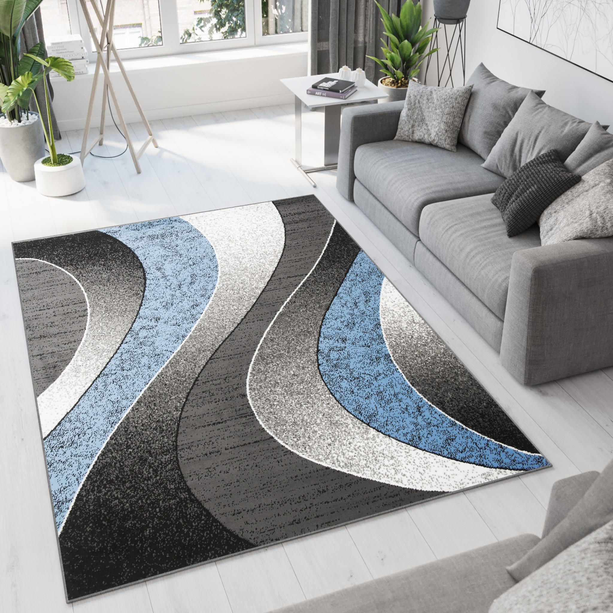 TEPPICH DREAM Blau 220/300 cm - Blau, Textil (220/300cm) - Tapiso
