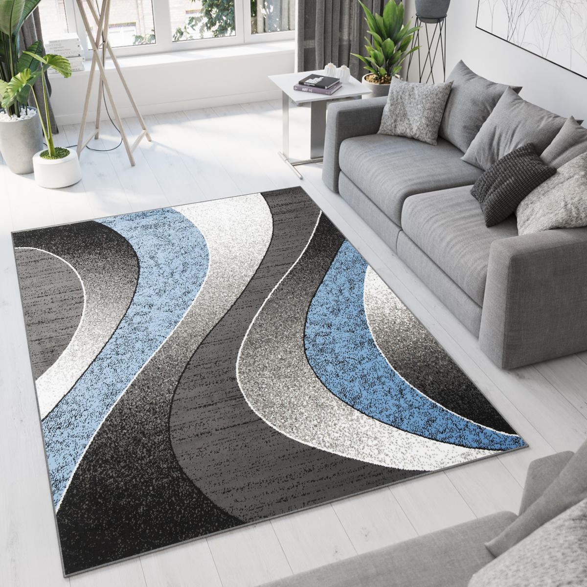 TEPPICH DREAM Blau 220/300 cm - Blau, Textil (220/300cm) - Tapiso