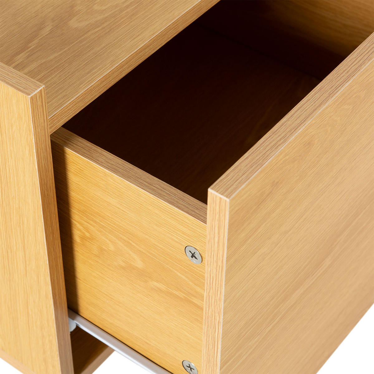 NACHTTISCH Siren 1 schublade Eichenfarbe - Honigeiche, Holzwerkstoff (45/50/40cm) - VS Venta-stock