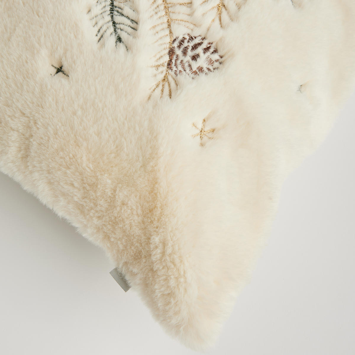KISSENBEZUG Merry, 58x30cm, Beige, Weihnachten Kissenhülle, Weihnachtsdeko, Christmas, Weihnachtsmotiv Sofakissen Dekokissenbezuge - Beige, Kunststoff (58/30cm) - home&you