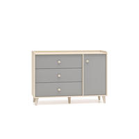 SIDEBOARD MEVEL Grau 120x40x85 cm - Grau, Holzwerkstoff (120/85/40cm) - FURNLUX
