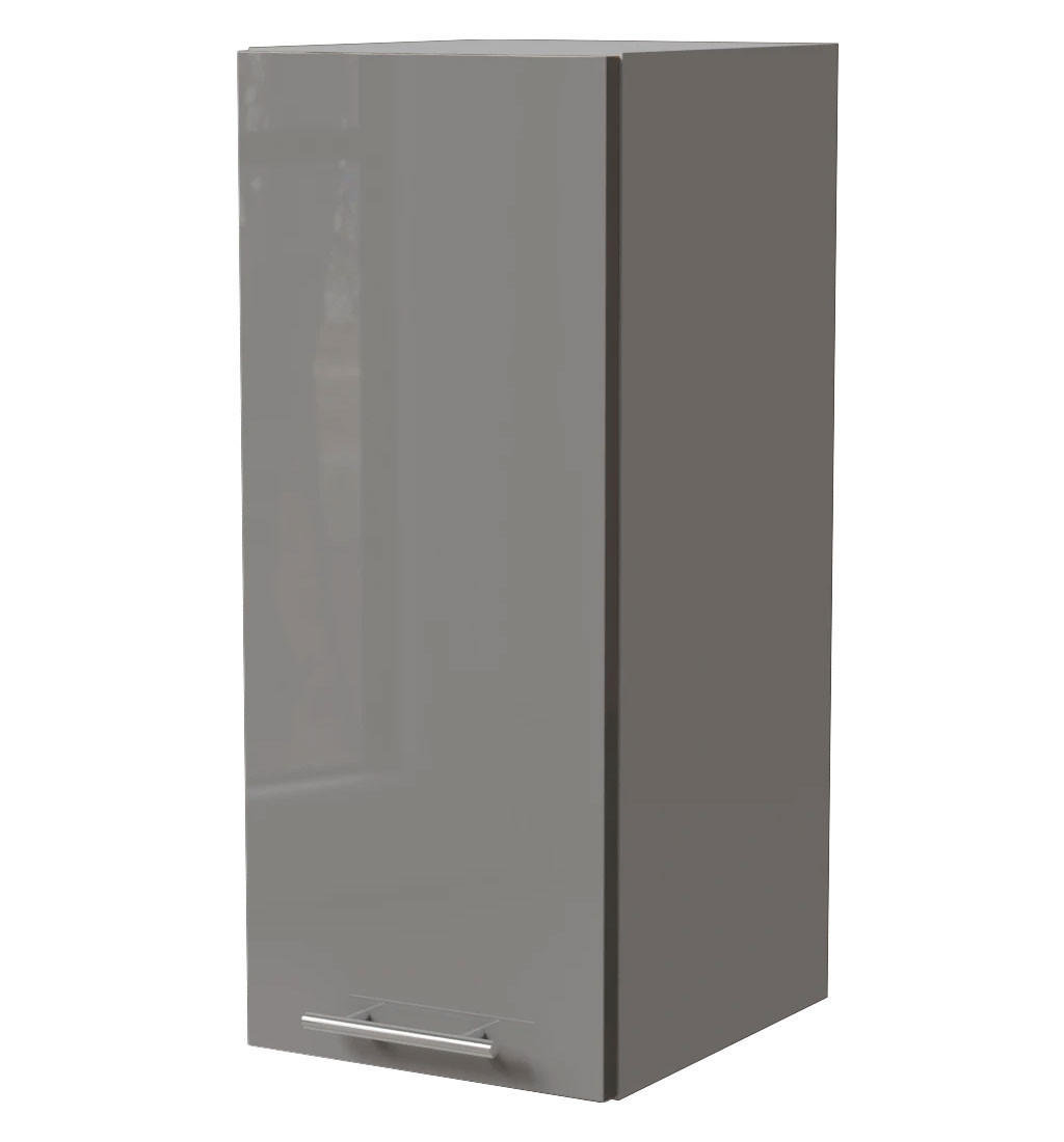 Feldmann-Wohnen Küchenhängeschrank Grau, Grau 20x72x32.5 cm