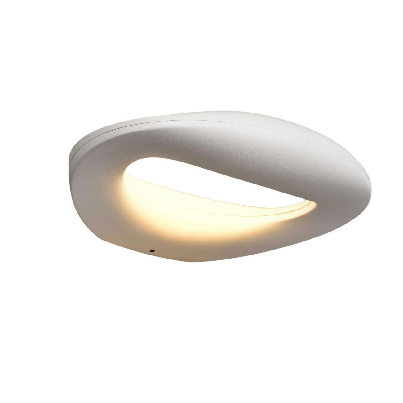 WANDLEUCHTE Melia, Weiß, 30cm - Weiß, Metall (6/30/30cm) - KOSILUM