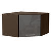 ECKHÄNGESCHRANK Essen W10/60/36 Grau Hochglanz / Lava Matt 60 / 60 / 36cm - Dunkelgrau/Grau, Holz/Holzwerkstoff (60/36/60cm) - Feldmann-Wohnen