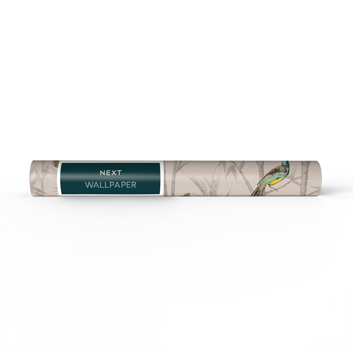VLIESTAPETE Vogel & Bambus Neutral - Beige, Papier/Kunststoff (52/1000cm) - next