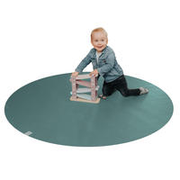 KRABBELMATTE Rund 160cm Petrol - Petrol, Textil (160/160cm) - Sanosoft
