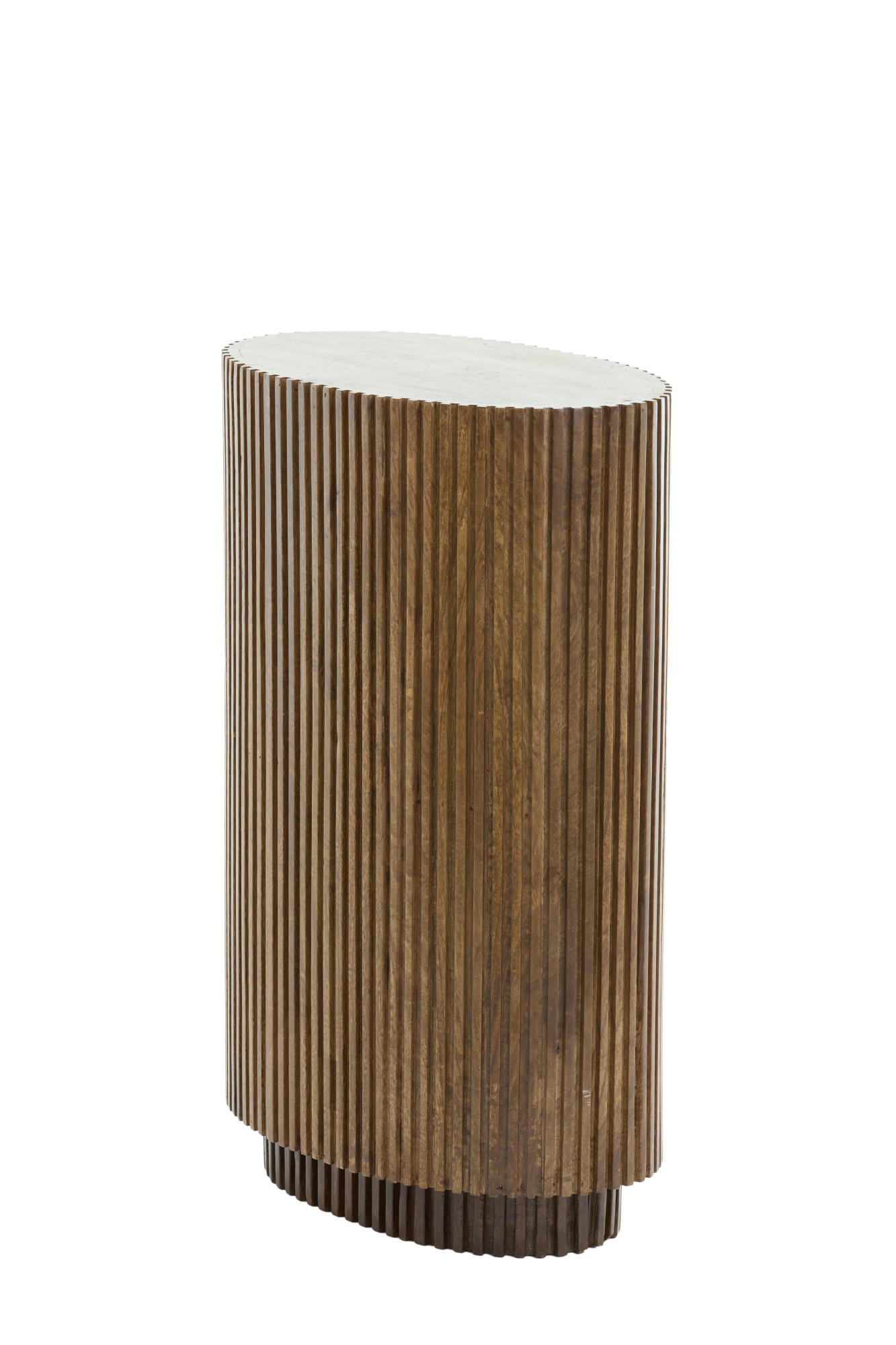 SÄULE Dumosi Braun 50/30/80 cm - Braun, Holz (50/30/80cm) - Light & Living