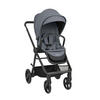 KOMBIKINDERWAGEN Mia 3 in 1 grau Babywanne Babyschale Wickeltasche Matratze - Grau, Metall (72/53/99cm) - Kikka boo
