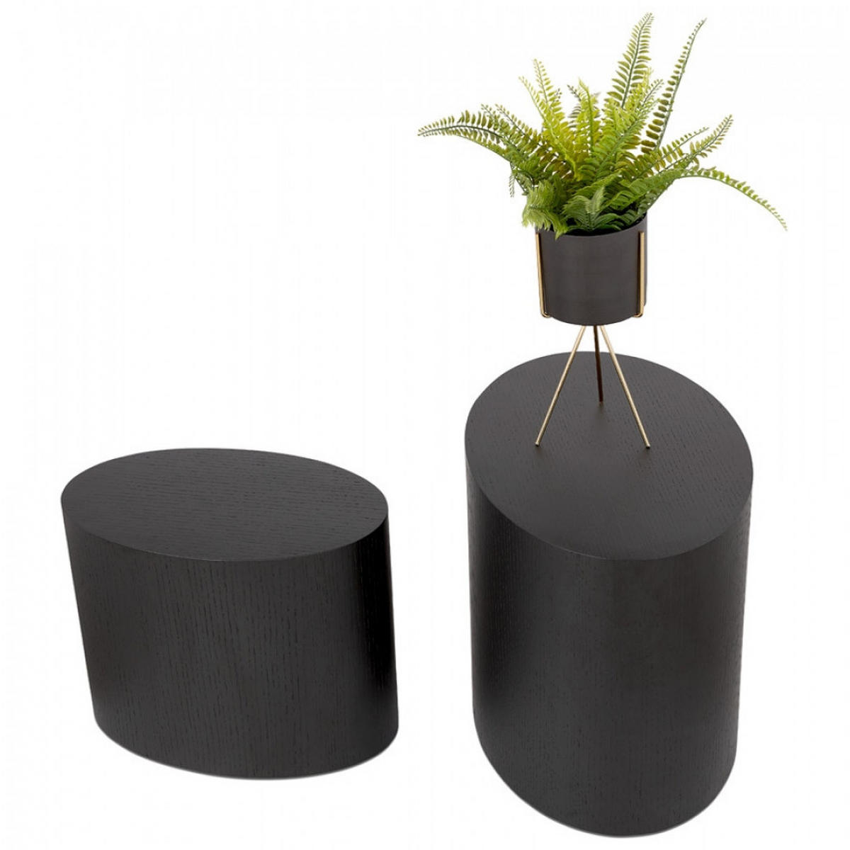 LOUNGETISCH Schwarz 48x33x40 cm - Schwarz, Holz (40/33/48cm) - AlterEgo