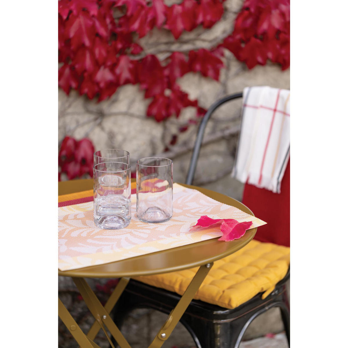 TISCHSET Hoja bernstein 33 x 45 cm - Dunkelorange, Textil (33/45cm) - Winkler