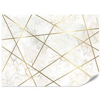 FOTOTAPETE Marmor Linien Abstraktion 350x256 - Gelb/Beige, Papier (350/256cm) - Muralo