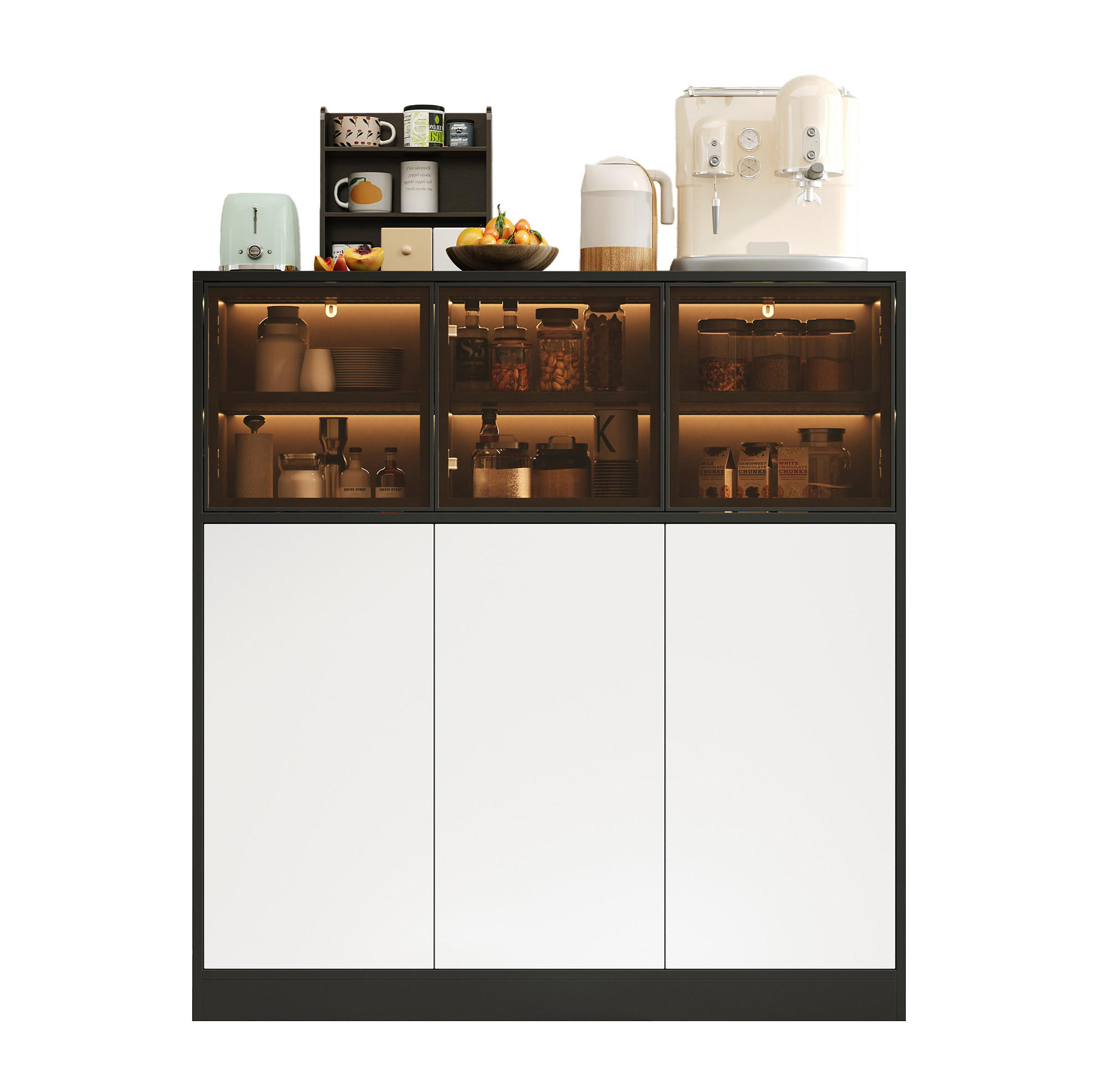 Ivmeu Sideboard Schwarz 40x105x100 cm