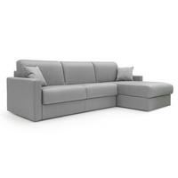 ECKSOFA LINKS Chris - Grau, Textil (248/96cm) - Divani.store