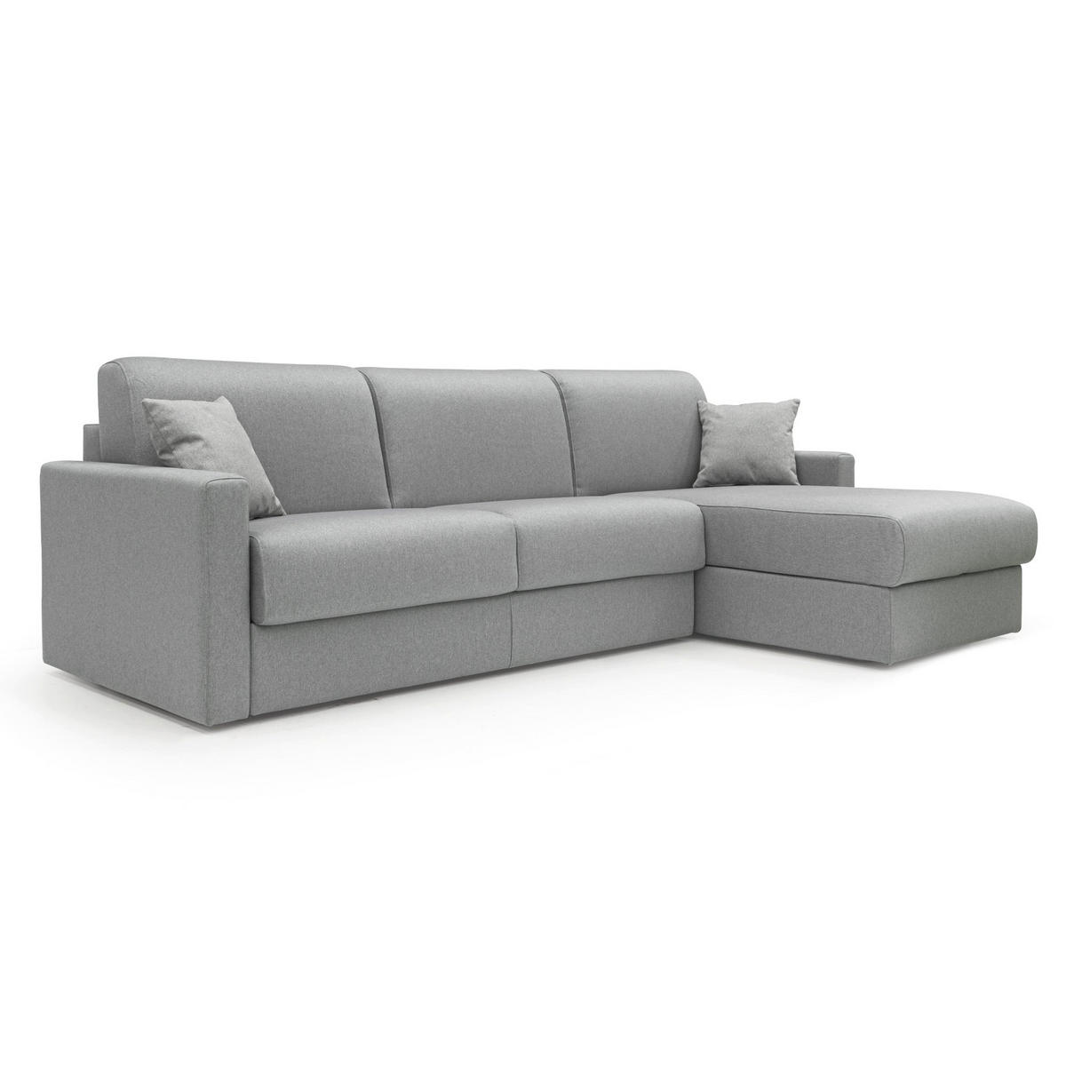 ECKSOFA LINKS Chris - Grau, Textil (248/96cm) - Divani.store
