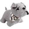 TÜRSTOPPER Mops/Bulldogge 25x20cm ( Silber ) - Silberfarben, Textil (16/25cm)