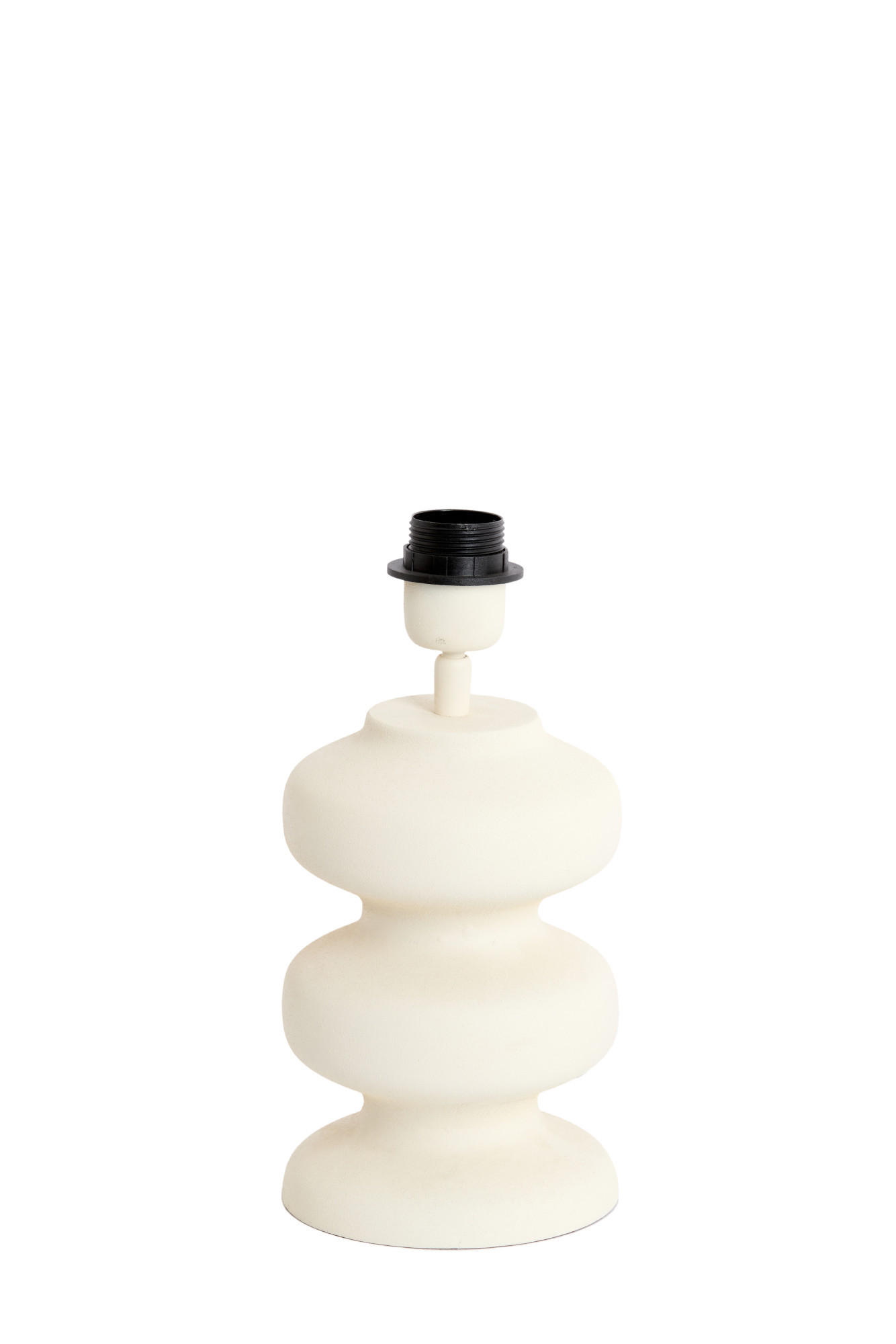 LAMPENFUSS Soroca Weiß Ø15/24 cm - Weiß, Metall (15/15/24cm) - Light & Living