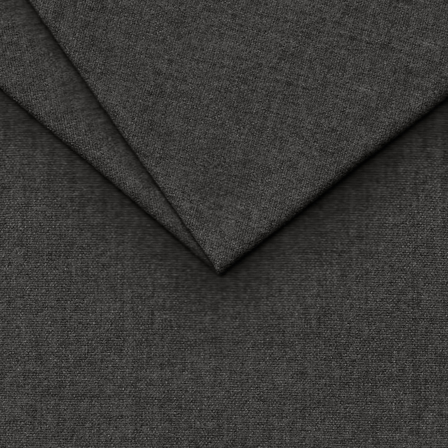 WECHSELBEZUG für Polsterbett - Anthrazit, Textil (200/200cm) - home24