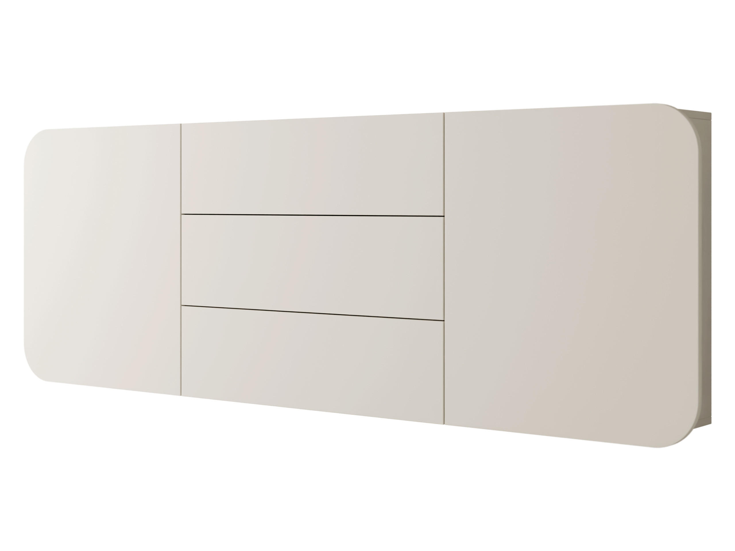 KOMMODE A Rene 2D3S - Kaschmir, Holzwerkstoff (200/70/36cm) - MIRJAN24