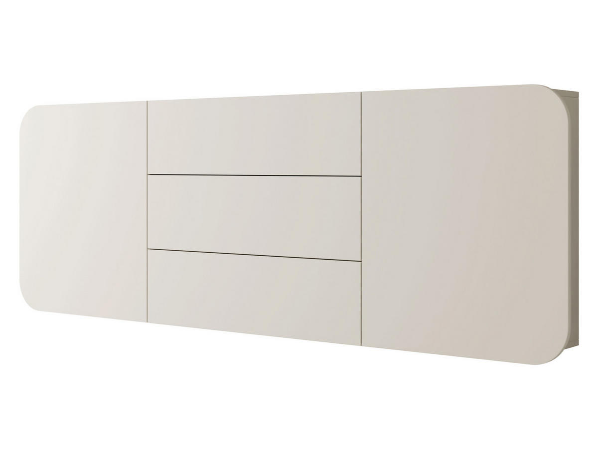 KOMMODE A Rene 2D3S - Kaschmir, Holzwerkstoff (200/70/36cm) - MIRJAN24