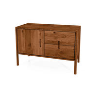 KOMMODE INA Wildeiche - Mokka, Holz (97/64/46cm) - byoak